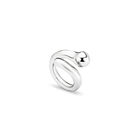 Open organic‑design ring