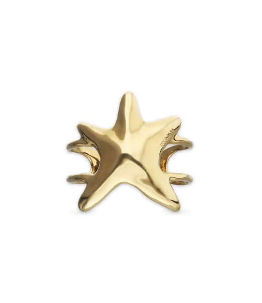 Doble bangle bracelet with starfish