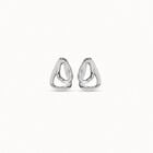 Earrings with 2 overlapping links