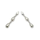 Linked Teardrop Drop Earrings