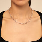 Short link chain charm necklace
