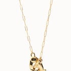 Long necklace with interlocking carabiner