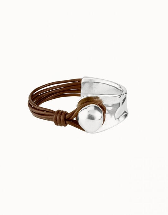 Pulsera ba&ntilde;ada en plata de ley