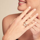 Open organic‑design ring