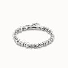 Beaded stretch bracelet with charms