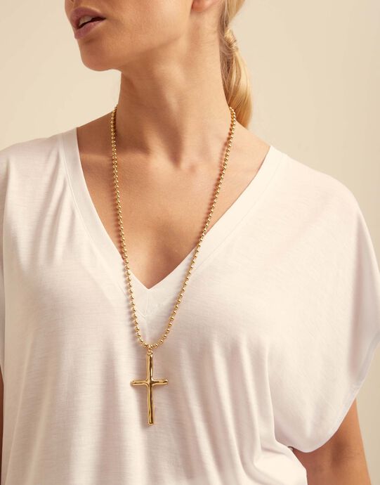 Necklace Faith, Golden, large