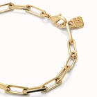 Rectangular link chain bracelet