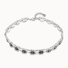 Short necklace with crystals