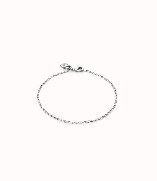 Sterling silver-plated charm bracelet links