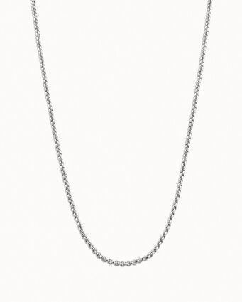 Sterling silver-plated chain