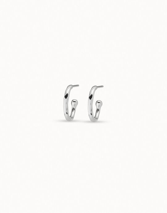 Hoop charm earrings