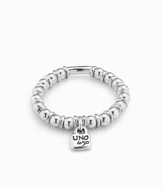 Bracciale elastico placcato argento Sterling