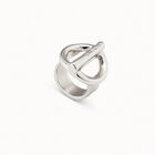 Anillo artesanal ba&ntilde;ado en plata de ley