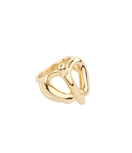 Anillo bañado en oro 18k