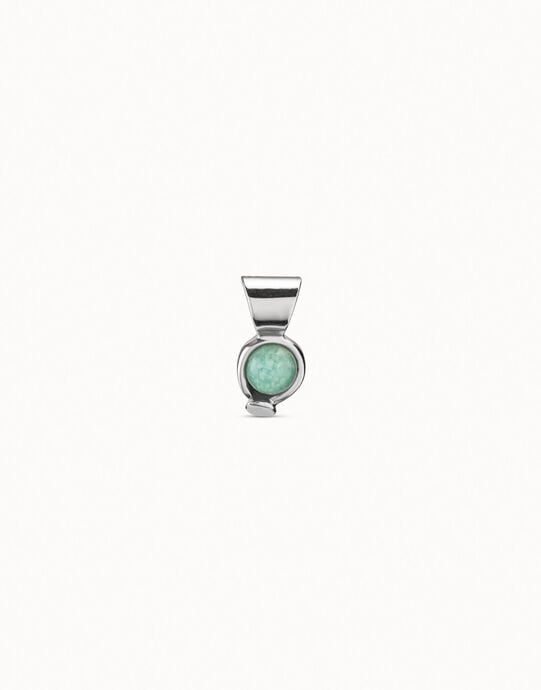 Charm with amazonite stone