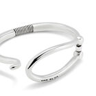 Bangle bracelet with large link