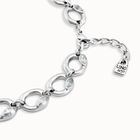 Short oval link chain necklace