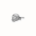 Skull single stud earring