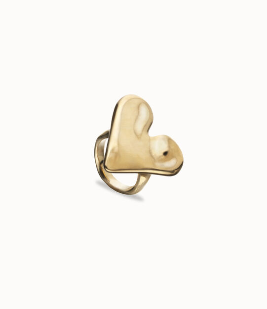 Maxi ring with heart shape