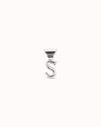 Sterling silver-plated Personalization collection charm