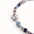 Beaded bracelet with multicolor handmade crystals