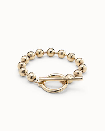 18K gold-plated chain bracelet