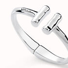 Bangle bracelet with two tubes