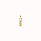 Charm  ba&ntilde;ado en oro 18k con palabra love