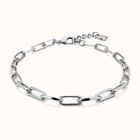Short oval link chain necklace