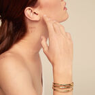 Triple curved bangle bracelet