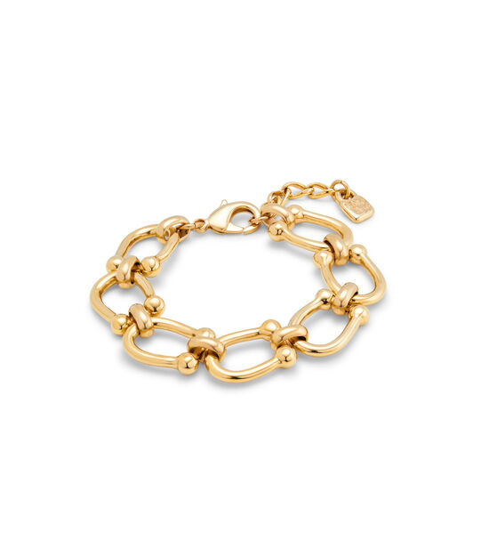 18K gold-plated link bracelet