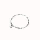 Mid-sized link charm chain bracelet