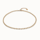 Beaded chain necklace