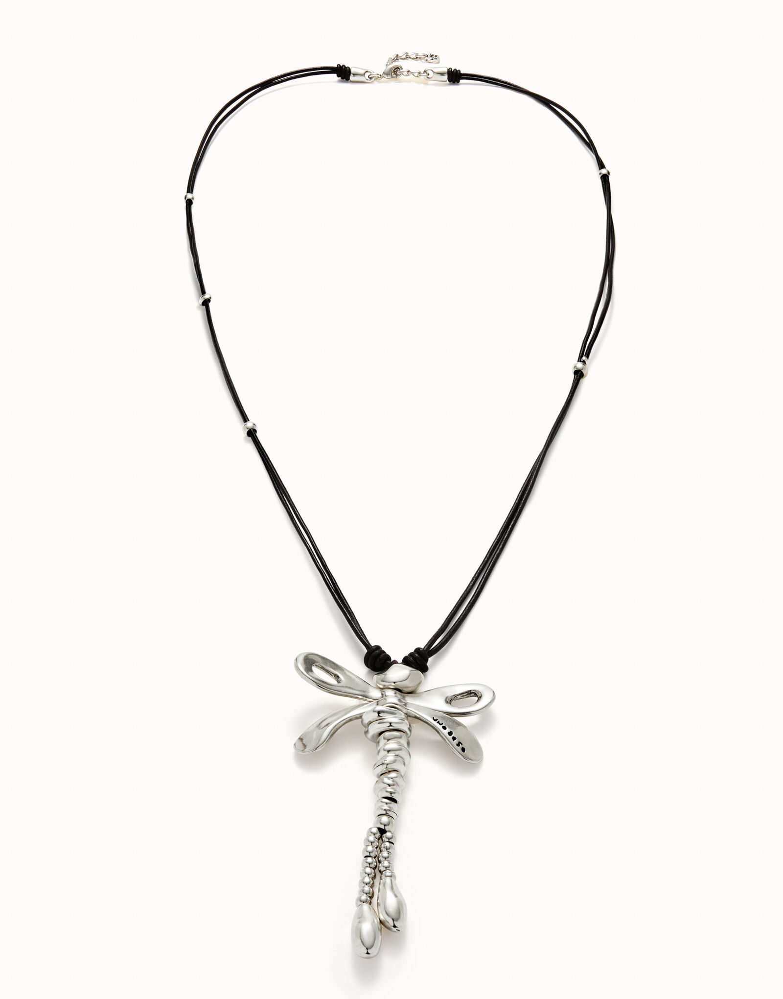 UNO de 50 Ser Rebel Dragonfly トンボネックレス Ser Rebelde Short Gold Necklace with Dragonfly by UNOde50