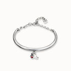 Pulsera ba&ntilde;ada en plata de ley