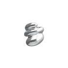 Rounded spiral ring