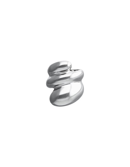 Rounded spiral ring