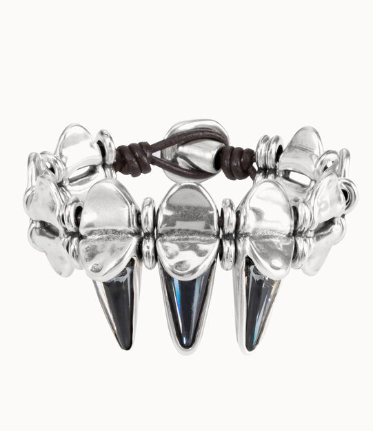 Pulsera bañada en plata de ley