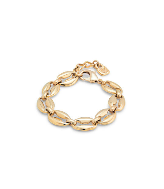 18K gold-plated link bracelet