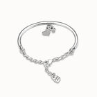 Pulsera ba&ntilde;ada en plata de ley