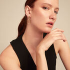Drop earrings with medium sized link