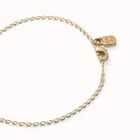 Pulsera con eslabones ovalados ba&ntilde;ada en oro 18k