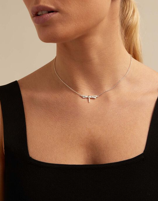 Colgante Fortune Topaz, Plateado, large