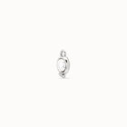 Single Hoop Charm With A Pearl