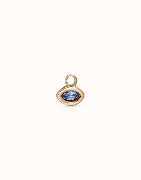 Single Hoop Charm  With A Crystal