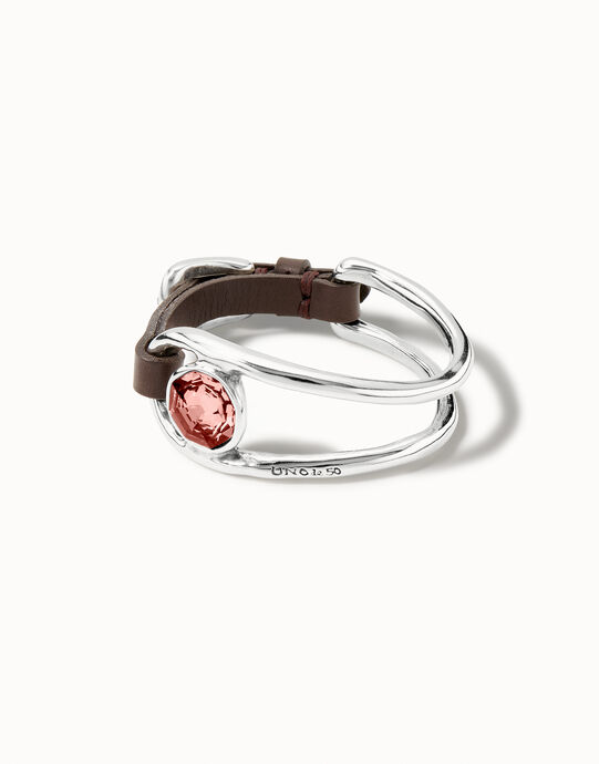 Pulsera ba&ntilde;ada en plata de ley