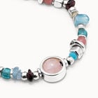 Beaded bracelet  with crystals