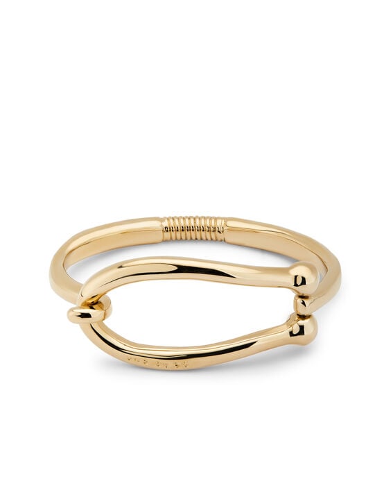 Bangle bracelet with large link