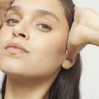 Stud earrings with a butterfly shape