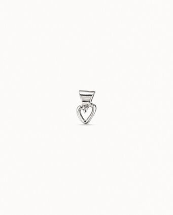 Sterling silver-plated Personalization collection charm